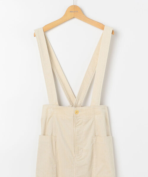 NOLLEY’S（ノーリーズ）の「オーガニックコーデュロイウォッシャブルロングスカート（スカート・レディース・アイボリー/キャメル・1/2）」の6枚目の写真