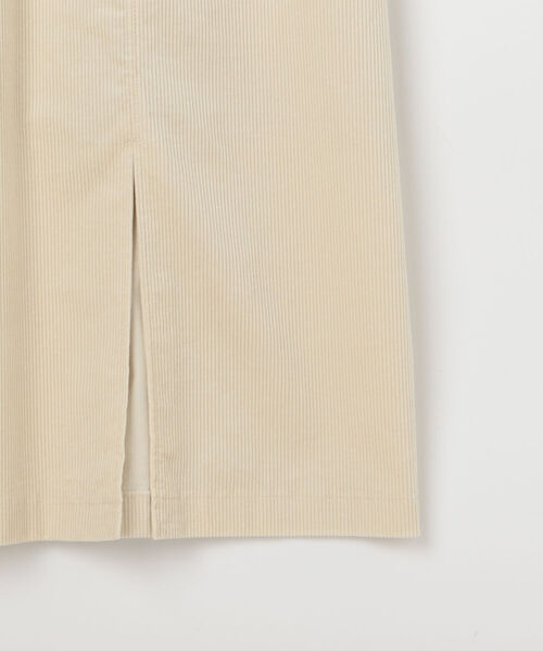 NOLLEY’S（ノーリーズ）の「オーガニックコーデュロイウォッシャブルロングスカート（スカート・レディース・アイボリー/キャメル・1/2）」の10枚目の写真