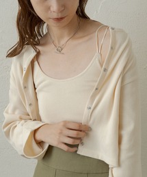Kastane | カップ付きパイピングブラキャミ(キャミソール)