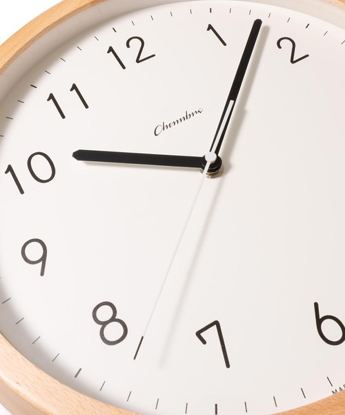 HIGHTIDE（ハイタイド）の「CHAMBRE BRUNCH CLOCK NATURAL MILK シャンブル ブランチ クロック ナチュラル ミルク 電波掛け時計（掛け時計・レディース・その他・FREE）」の5枚目の写真