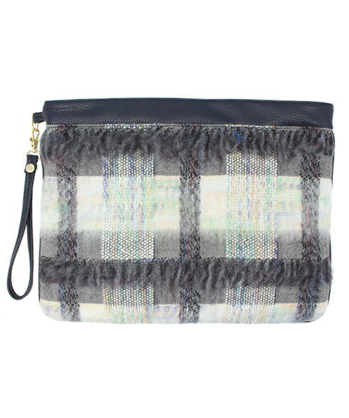 ROSE BUD（ローズバッド）の「LR-14233 WOOL JACQUARD　CLATCH BAG（クラッチバッグ・レディース・グリーン/カモフラージュ・ONE SIZE）」の2枚目の写真