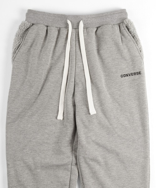 CONVERSE（コンバース）の「【CONVERSE/コンバース】裏ボア スウェットパンツ（スウェットパンツ・メンズ・チャコールグレー/ブラック/ネイビー/グレー・M/L/XL）」の8枚目の写真