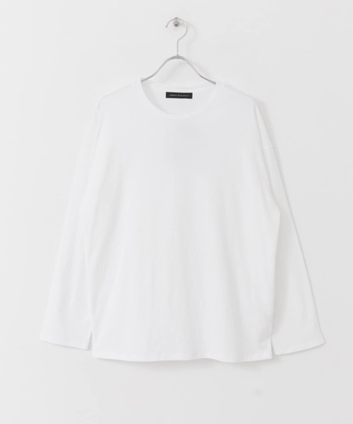 URBAN RESEARCH（アーバンリサーチ）の「クルーネックロンTシャツ（Tシャツ/カットソー・レディース・オフホワイト/チャコールグレー・FREE）」の8枚目の写真