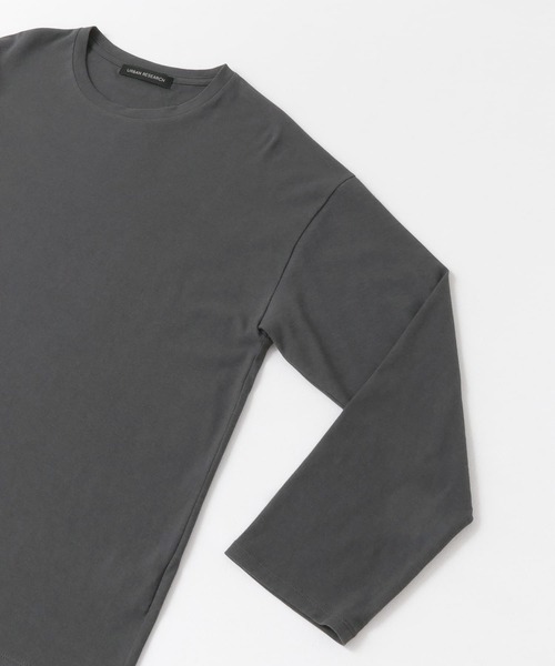 URBAN RESEARCH（アーバンリサーチ）の「クルーネックロンTシャツ（Tシャツ/カットソー・レディース・オフホワイト/チャコールグレー・FREE）」の6枚目の写真