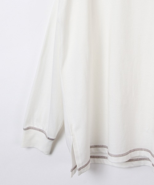 GLOBAL WORK（グローバルワーク）の「【AND YUA ANY】レイヤードパーカー＊ロンT（シャツ/ブラウス・キッズ・ブラック/ベージュ/ブルー・150cm/160cm）」の21枚目の写真