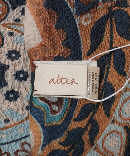 MEN'S BIGI（メンズビギ）の「【altea/アルテア】ボタニカル柄ウールストール made in italy（ストール/ショール・メンズ・ブルー・FREE）」の5枚目の写真