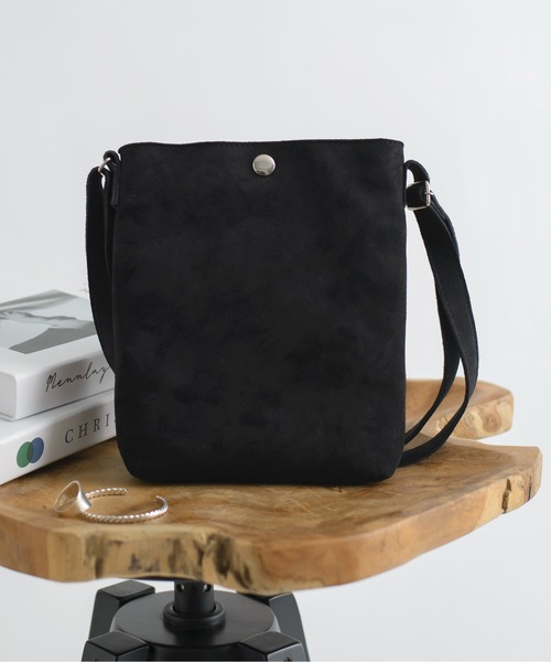 Hawk Company（ホークカンパニー）の「【Hawk Company】ゴートレザーショルダーバッグ/3263（ショルダーバッグ・メンズ・グレー/カーキ/ブラック・FREE）」の2枚目の写真