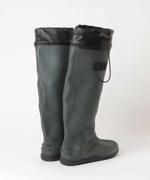 chumchum（チャムチャム）の「コンパクトに折りたためる！ ポケッタブルレインブーツ（23.5～28.0）（レインシューズ・レディース・ブラック/ダークカーキ/パープル/グレイッシュベージュ・3L/LL/L/M/S）」の5枚目の写真