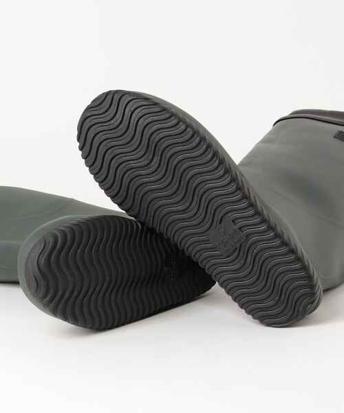 chumchum（チャムチャム）の「コンパクトに折りたためる！ ポケッタブルレインブーツ（23.5～28.0）（レインシューズ・レディース・ブラック/ダークカーキ/パープル/グレイッシュベージュ・3L/LL/L/M/S）」の6枚目の写真