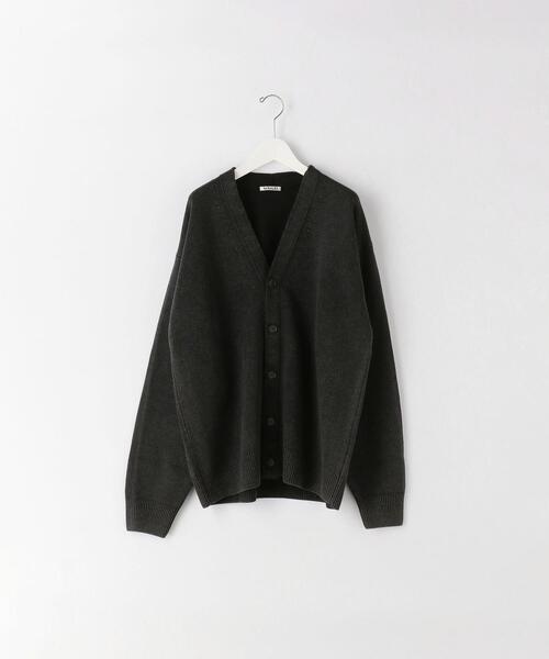 トップス AURALEE STONE WASHED KNIT CARDIGAN AURALEE＞ STONE WASHED CARDIGAN/カーディガン □□ 【公式通販】