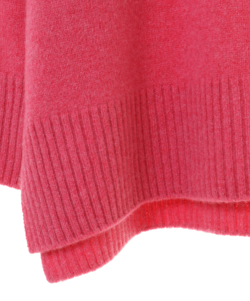 Lourmarin（ルールマラン）の「【ふんわり暖かいカシミヤ混ホールガーメントVネックプルオーバー】（ニット/セーター・レディース・ベージュ/ブラウン/ピンク・FREE）」の10枚目の写真