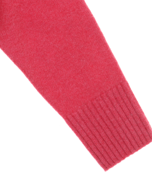 Lourmarin（ルールマラン）の「【ふんわり暖かいカシミヤ混ホールガーメントVネックプルオーバー】（ニット/セーター・レディース・ベージュ/ブラウン/ピンク・FREE）」の15枚目の写真