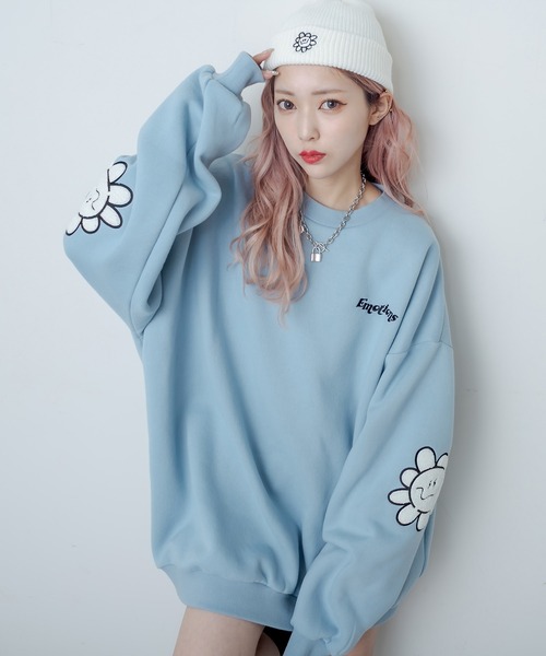 RASVOA（ラスボア）の「デイジー？ニット帽（ニットキャップ/ビーニー・レディース・ブラック/オフホワイト・FREE）」の17枚目の写真