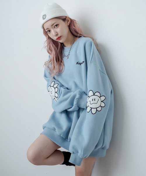 RASVOA（ラスボア）の「デイジー？ニット帽（ニットキャップ/ビーニー・レディース・ブラック/オフホワイト・FREE）」の18枚目の写真