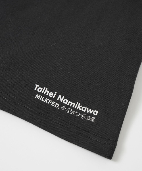 MILKFED.(ミルクフェド)の「MILKFED.×TAIHEI NAMIKAWA BIG L/S TEE(Tシャツ/カットソー・レディース・ホワイト/ブラック・ONE SIZE)」の13枚目の写真