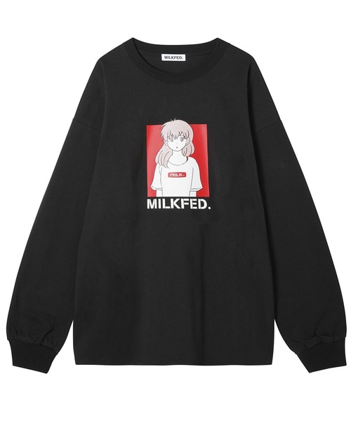 MILKFED.(ミルクフェド)の「MILKFED.×TAIHEI NAMIKAWA BIG L/S TEE(Tシャツ/カットソー・レディース・ホワイト/ブラック・ONE SIZE)」の19枚目の写真