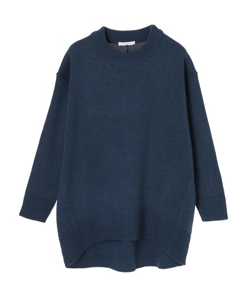 Green　Parks（グリーンパークス）の「度詰めニットチュニック＊（ニット/セーター・レディース・ブルー/ライトベージュ/ピンク/ブラウン・FREE）」の3枚目の写真