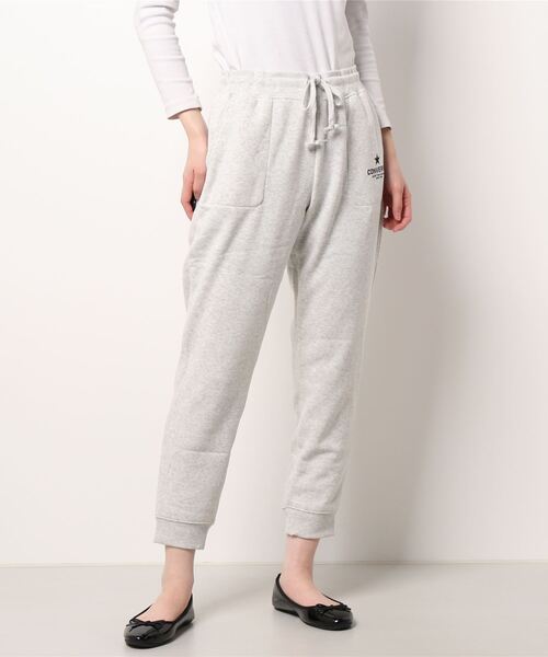 CONVERSE（コンバース）の「【CONVERSE/コンバース】裏起毛スウェットパンツ（スウェットパンツ・レディース・ライトグレー/ブラック/グレー/ブルー・MEDIUM/LARGE）」の3枚目の写真