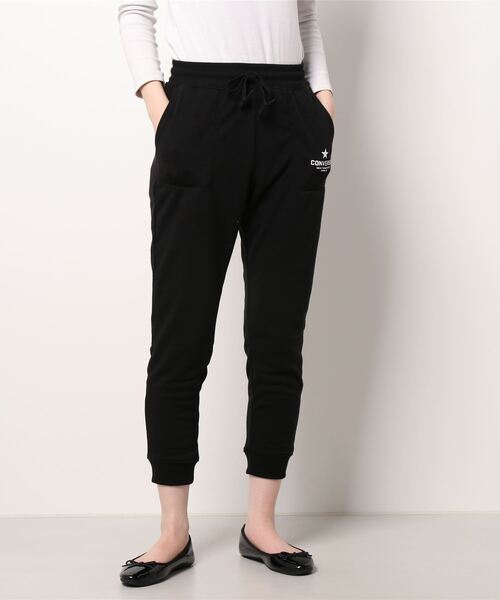 CONVERSE（コンバース）の「【CONVERSE/コンバース】裏起毛スウェットパンツ（スウェットパンツ・レディース・ライトグレー/ブラック/グレー/ブルー・MEDIUM/LARGE）」の2枚目の写真