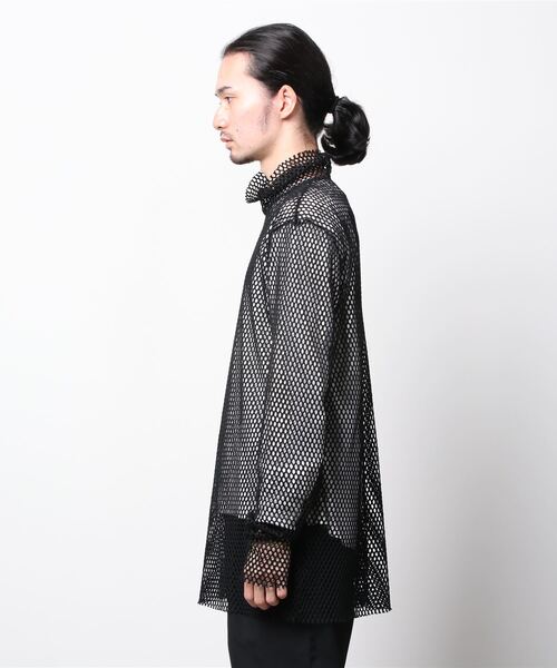 MIDWEST(ミッドウエスト)の「603 MESH TURTLENECK(Tシャツ/カットソー・メンズ・ブラック・FREE)」の2枚目の写真