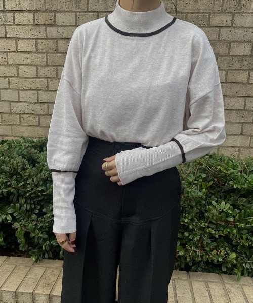 I_am(アイアム)の「stitch knit vest set(ベスト・レディース・ブラウン/カーキ・FREE)」の21枚目の写真
