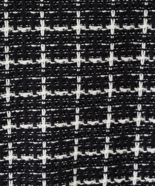 natural couture（ナチュラルクチュール）の「【WEB限定カラー有り】ツイードニットVカーディガン（カーディガン/ボレロ・レディース・アイボリー/ブラック/ブラウン・FREE）」の10枚目の写真