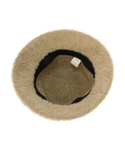 AMERICAN HOLIC（アメリカンホリック）の「シャギーバケットハット（ニットキャップ/ビーニー・レディース・ブラック/グレイッシュベージュ・FREE）」の8枚目の写真