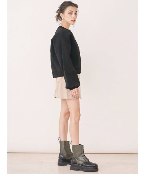 EVRIS ZIPデザインワークブーツ　ジップ　エヴリス　厚底 EVRIS（エヴリス）の「ZIPデザインワークブーツ（ブーツ）」 - WEAR