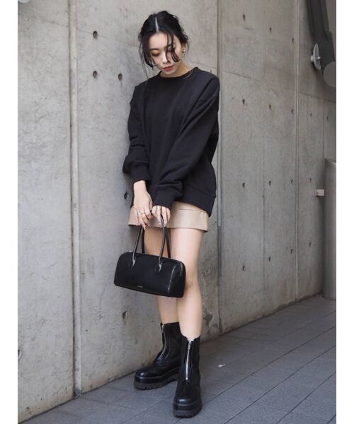 EVRIS（エヴリス）の「ZIPデザインワークブーツ（ブーツ・レディース・カーキ/ブラック・SMALL/LARGE/MEDIUM）」の21枚目の写真