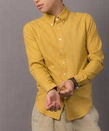 MGV（エムジーヴィー）の「カラー綿麻長袖BDシャツ（シャツ/ブラウス）」