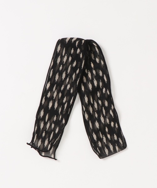 apres jour（アプレジュール）の「【apres jour×ARIAZ】アソートマルチスカーフリボン（バンダナ/スカーフ・レディース・ブラック/ダークブラウン/ベージュ/アイボリー/グレイッシュベージュ・FREE）」の10枚目の写真