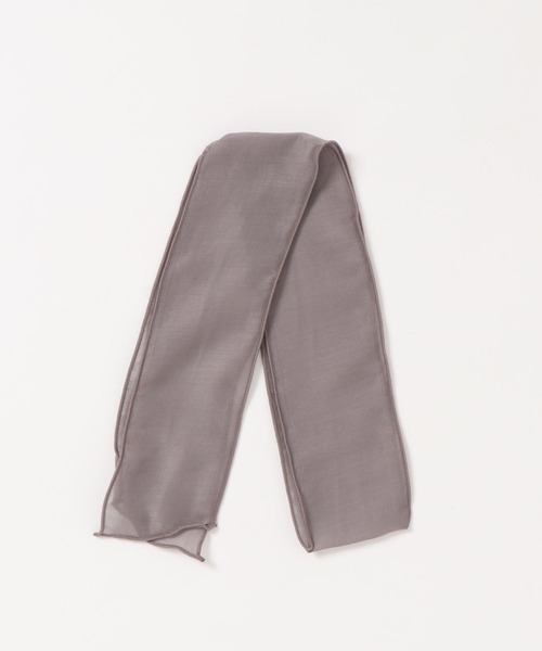 apres jour（アプレジュール）の「【apres jour×ARIAZ】アソートマルチスカーフリボン（バンダナ/スカーフ・レディース・ブラック/ダークブラウン/ベージュ/アイボリー/グレイッシュベージュ・FREE）」の9枚目の写真