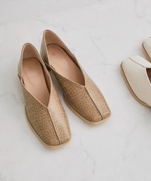 ROPE' PICNIC | スクエアトゥセンターシーム甲深バブーシュ(その他シューズ)