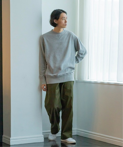 LOOPWHEELER（ループウィラー）の「【LOOPWHEELER for LOWERCASE】ライトツリウラケ ルーズフィット スウェット（スウェット・メンズ・ブラック/ネイビー/グレー系その他/ナチュラル/ブルー系その他・SMALL/MEDIUM/LARGE/X-LARGE）」の20枚目の写真