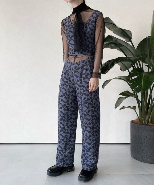 musubore(ムスボレ)の「ボウタイチュールブラウス(シャツ/ブラウス・レディース・ブラック/パープル/グレー/ライトパープル・FREE)」の12枚目の写真