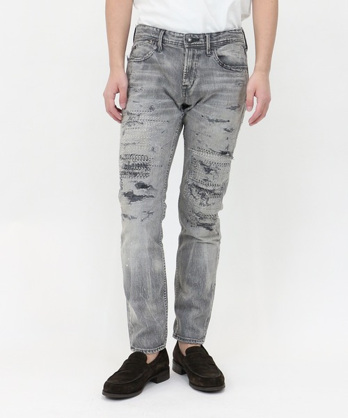 スリムテーパード デニムパンツ Vincent ヴィンセント