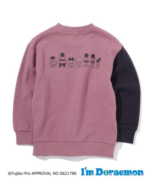 THE SHOP TK （ザ ショップ ティーケー ）の「◆【140cmまで】I’m Doraemon 袖切替プルオーバー（スウェット・キッズ・ピンク系/ベージュ・12/10/14/13/11）」の12枚目の写真