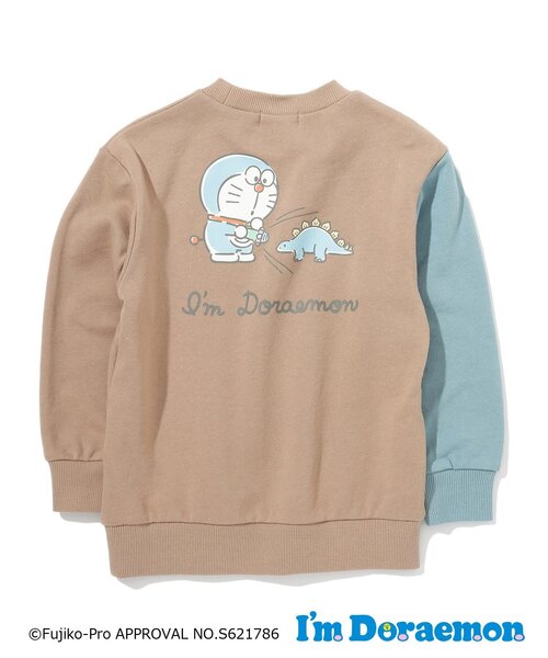 THE SHOP TK （ザ ショップ ティーケー ）の「◆【140cmまで】I’m Doraemon 袖切替プルオーバー（スウェット・キッズ・ピンク系/ベージュ・12/10/14/13/11）」の13枚目の写真