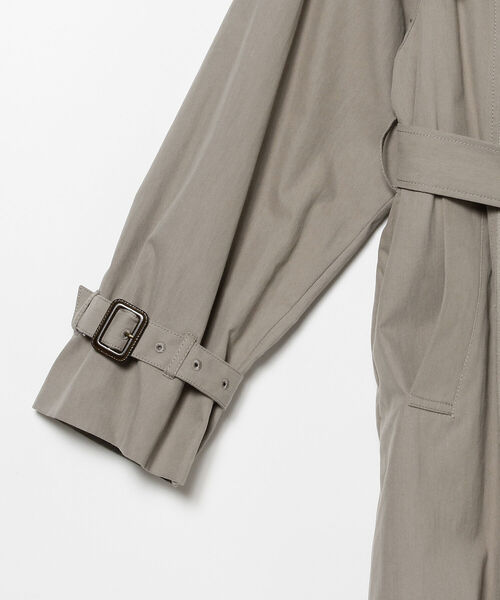 Ray BEAMS（レイビームス）の「Ray BEAMS / へリンボーン キリカエ トレンチコート（トレンチコート・レディース・ベージュ/シルバー・ONE SIZE）」の11枚目の写真