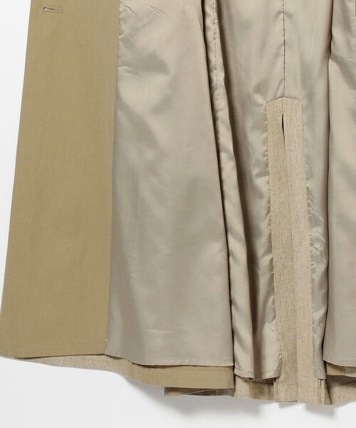 Ray BEAMS（レイビームス）の「Ray BEAMS / へリンボーン キリカエ トレンチコート（トレンチコート・レディース・ベージュ/シルバー・ONE SIZE）」の16枚目の写真