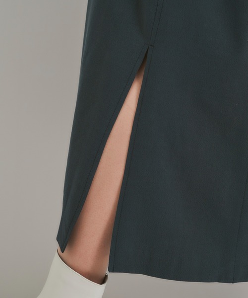 PUBLIC TOKYO（パブリックトウキョウ）の「コクーンスリーブトレンチコートワンピース（ワンピース・レディース・ベージュ/ダークグレー・FREE）」の13枚目の写真