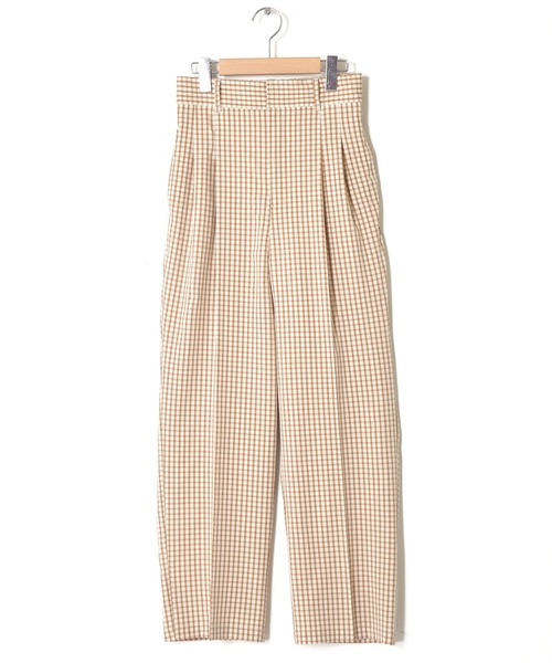 w closet（ダブルクローゼット）の「チェックタックパンツ（その他パンツ・レディース・オフホワイト/オレンジ/グリーン・FREE）」の21枚目の写真