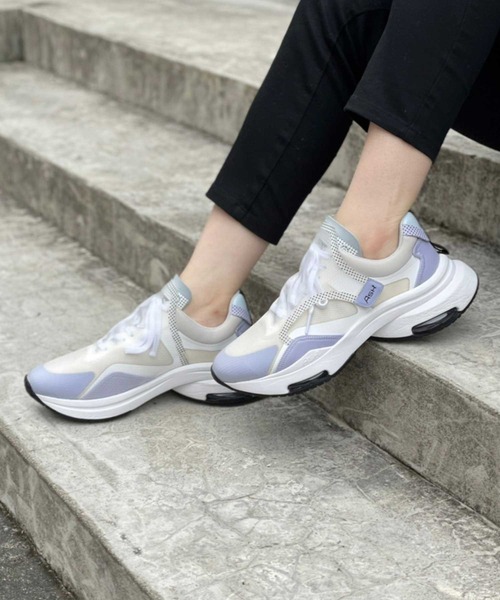 ASH（アッシュ）の「【OXYGEN】ハイテクローカットスニーカー（スニーカー・レディース・ホワイト×ブルー/ホワイト×パープル/ホワイト×イエロー・38/39/35/36/37）」の14枚目の写真