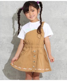 ANAP kids（アナップキッズ）の「ワンショルダージャンパースカート（ジャンパースカート・キッズ）」