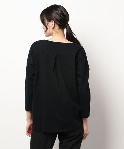 BEARDSLEY(ビアズリー)の「ギンガムフロント刺繍カットソー(Tシャツ/カットソー・レディース・ブラック・1/2/0)」の9枚目の写真