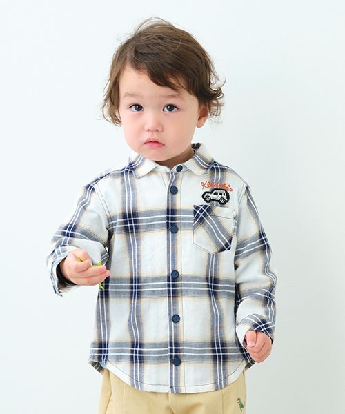 セール チェック長袖シャツパーカ パーカー Kladskap クレードスコープ のファッション通販 Zozotown