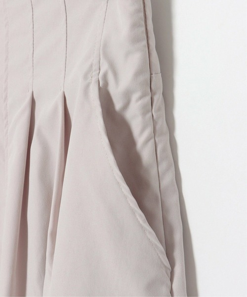 notch.（ノッチ）の「ハイウエストタックフレアスカート（スカート・レディース・ベージュ/ダークグレー・TM/M）」の13枚目の写真