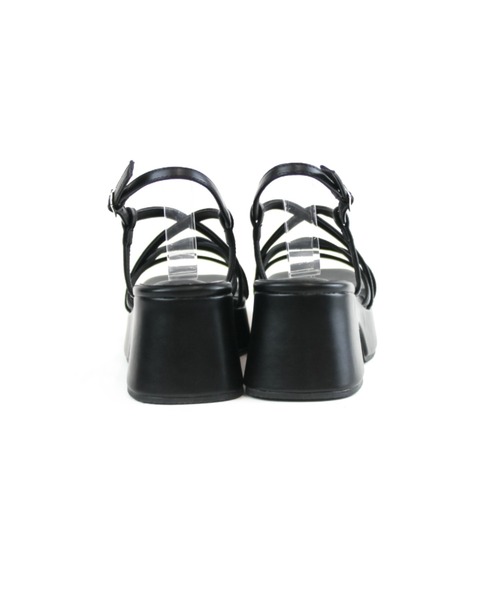 VIVIAN（ヴィヴィアン）の「厚底メニーストラップサンダル　ZOZOTOWN+オフィシャルサイト限定商品（サンダル・レディース・ブラック/ブラウン/アイボリー/グリーン/オレンジ/ベージュ/シルバー・LL/S/M/L）」の21枚目の写真