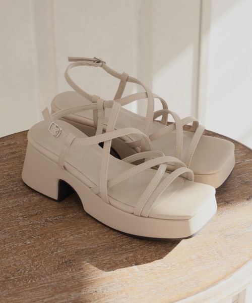 セール】厚底メニーストラップサンダル ZOZOTOWN+オフィシャル