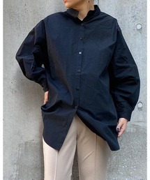 【LiSeeK】ベーシックスタンドカラーシャツⅡ